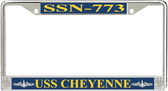 USS Cheyenne SSN-773 License Plate Frame