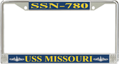 USS Missouri SSN-780 License Plate Frame