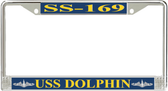 USS Dolphin SS-169 License Plate Frame