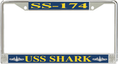 USS Shark SS-174 License Plate Frame