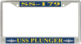 USS Plunger SS-179 License Plate Frame