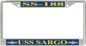 USS Sargo SS-188 License Plate Frame