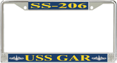 USS Gar SS-206 License Plate Frame