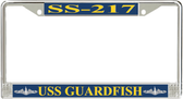 USS Guardfish SS-217 License Plate Frame
