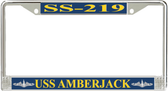 USS Amberjack SS-219 License Plate Frame