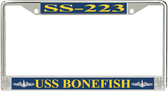 USS Bonefish SS-223 License Plate Frame
