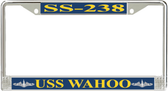 USS Wahoo SS-238 License Plate Frame
