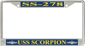 USS Scorpion SS-278 License Plate Frame