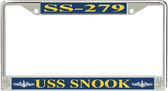 USS Snook SS-279 License Plate Frame