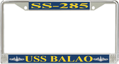 USS Balao SS-285 License Plate Frame