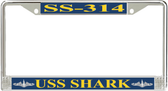 USS Shark SS-314 License Plate Frame