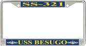 USS Besugo SS-321 License Plate Frame