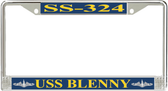 USS Blenny SS-324 License Plate Frame