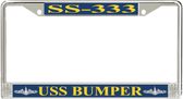 USS Bumper SS-333 License Plate Frame