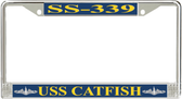 USS Catfish SS-339 License Plate Frame