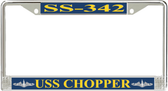 USS Chopper SS-342 License Plate Frame