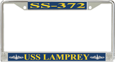 USS Lamprey SS-372 License Plate Frame