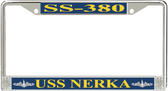 USS Nerka SS-380 License Plate Frame