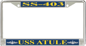 USS Atule SS-403 License Plate Frame