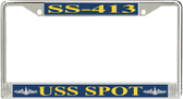 USS Spot SS-413 License Plate Frame