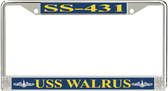 USS Walrus SS-431 License Plate Frame