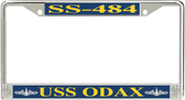 USS Odax SS-484 License Plate Frame