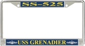 USS Grenadier SS-525 License Plate Frame