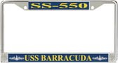 USS Barracuda SS-550 License Plate Frame