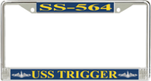 USS Trigger SS-564 License Plate Frame