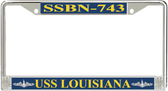USS Louisiana  SSBN-743 License Plate Frame