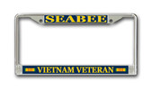U.S. Seabee Vietnam Veteran License Plate Frame