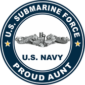 US Submarine Force Proud Aunt Decal