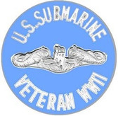 US Submarine Veteran WWII Pin