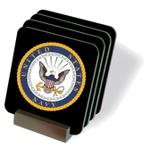 US Navy Emblem Drink Coasters