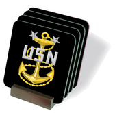 Navy Master Chief Petty Officer (MCPO) Drink Coasters