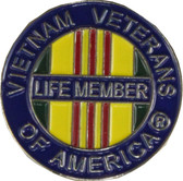 Vietnam Veterans of America (VVA) "Life Member" Lapel Pin