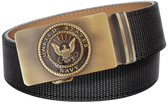 U.S. Navy Black Nylon Weave Slide Belt