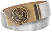 U.S. Navy White Nylon Weave Slide Belt