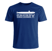 USS Dallas SSN-700 T-Shirt