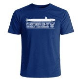 USS Portsmouth SSN-707 T-Shirt