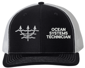 Navy Ocean Systems Technician (OT) Rating USA Mesh-Back Cap