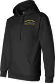 USS Nathan Hale SSBN-623 (GOLD) with Dolphins Embroidered Hoodie