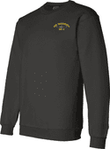 USS Barracuda SST-3 with Dolphins Embroidered Sweatshirt