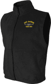 USS Sargo SSN-583 with Dolphins Embroidered Fleece Vest