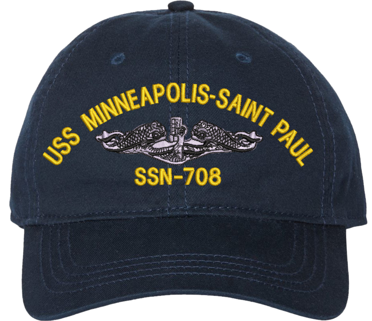 USS Minneapolis Saint Paul SSN-708 with Dolphins Unstructured Dad