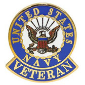 US Navy Veteran Lapel Pin