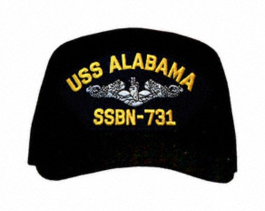 Made in the USA USS Alabama Elnisted SSBN-731 Cap