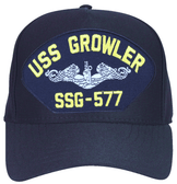 USS Growler SSG-577 ( Silver Dolphins ) Submarine Enlisted Cap