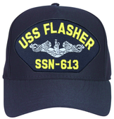 USS Flasher SSN-613 ( Silver Dolphins ) Submarine Enlisted Cap