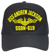 USS Andrew Jackson SSBN-619 ( Gold Dolphins ) Submarine Officers Cap